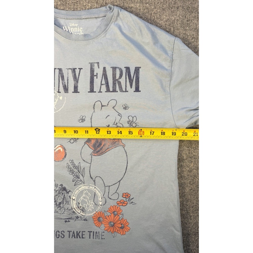 Disney Winnie The Pooh Hunny‎ Farm Graphic T Shirt Women's Small - Picture 4 of 7